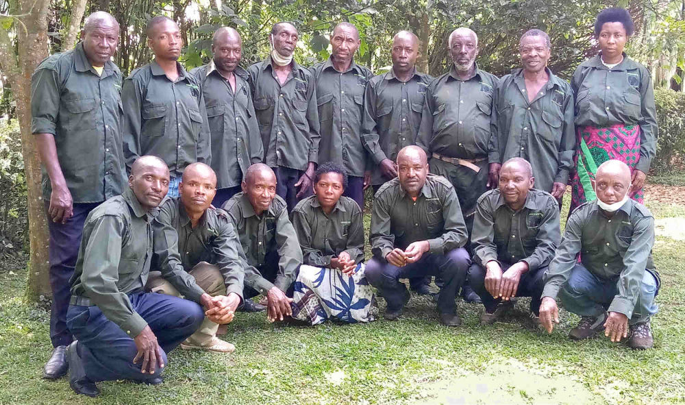 Bwindi Retired Rangers - Group Photo